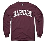 Harvard Crimson Maroon Arch Long Sleeve T-Shirt