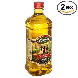 Carapelli Mild Olive Oil, 44-Ounce Plastic Bottles (Pack of 2) by 
