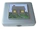 The House w/Lawn emblem is made of hand cast pewter. Each color is individually hand painted with durable enamel. This attractive vitamin mirror case is constructed of aluminum in a matte finish. The case measures 2 1/2 " x 2 1/4" x 1/2" with an inside divider to keep supplements organized. Carry your pills with style and keep them close at hand. Inside mirror is helpful for those quick on the spot checks. Great gift for people on the go.