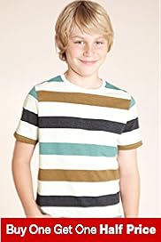 Short Sleeve Multi Striped T Shirt