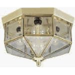 Westinghouse #66477 4 Light PB Ceiling Fixture by WESTINGHOUSE LIGHTING CORP