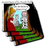 Londons Times Religion Heaven Hell Cartoons - Ancient Book-Of-The-Month Clubs - Coasters