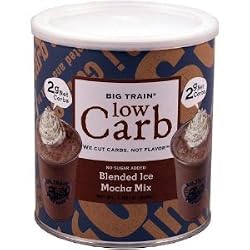 Big Train Low Carb Blended Ice Mocha Mix, 1.85 lb Can