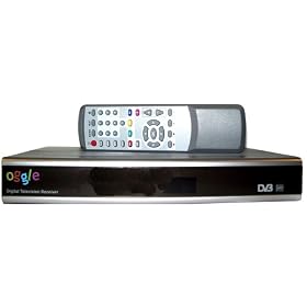 Oggle Freeview Digital Television Receiver - 30 Free Channels, Dual SCART Connection with VCR Control