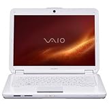  : Sony VAIO VGN-CS110E/W 14.1-Inch Laptop (2.0 GHz Intel Core 2 Duo T5800 Processor, 3 GB RAM, 250 GB Hard Drive, Vista Premium) White
