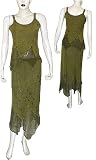 Skirts Set in Rayon Embroidery Womens Casual Sundresses Size P