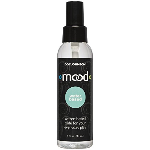 Doc Johnson Mood - Water-Based Lube - Easy to Wash Off Toys and Body Parts - Compatible With All Condoms and Toys - 4 fl oz (118 ml) Doc Johnson Mood - Water-Based Lube - Easy to Wash Off Toys and Body Parts - Compatible With All Condoms and Toys - 4 fl oz (118 ml)