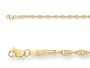 10 Inches Ankle Bracelet in 14 kt Yellow Gold LIFETIME WARRANTY