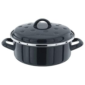 Small Enamel Round Roaster