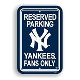 MLB New York Yankees Plastic Parking Sign