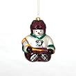 Anaheim Ducks NHL Glass Snowman Ornament (5.5")