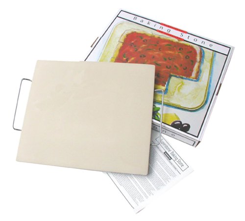 Sassafras Rectangular Pizza Stone or Baking Stone With Rack