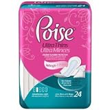 Poise ULTRA THIN with WINGS, Full case of 144 Pads (217-0900)