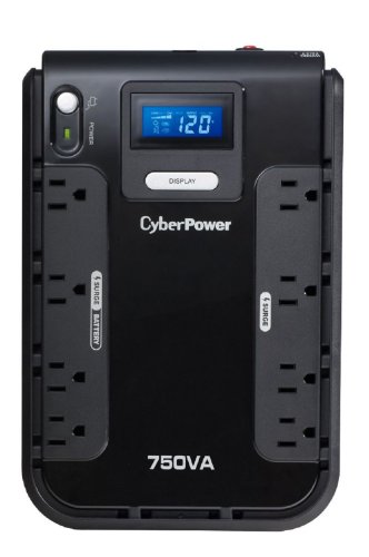 CyberPower CP750LCD Intelligent LCD 750VA 420W Desktop UPS