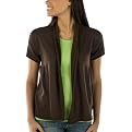 Juniors' Xhilaration Open Cardigan - Spanish Brown
