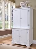 IMAGE OF Bedford Student Desk and Hutch Set Finish: White
