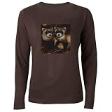 Official Smithsonian - Black-footed Ferrets Women's Long Sleeve T-Shirt