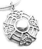 Sterling Silver Medieval Celtic Knot Cross Pendant