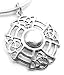 Sterling Silver Medieval Celtic Knot Cross Pendant