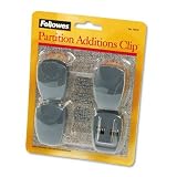 Fellowes(R) Partitions Additions&trade; Panel Accessories, Spring Clip, Pack Of 4