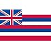 Valley Forge Nylon Hawaii State Flag, measures 3-Foot x 5-Foot