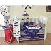 Fascar 4-Piece Baby Crib Bedding Set