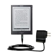 Rapid Wall / AC Charger for the Sony PRS-700BC Digital Reader - Gomadic Brand w/ TipExchange Technology