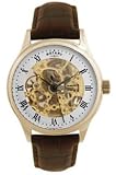 Rotary Gents Skeleton Strap Watch GS02519-09