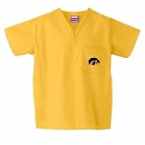 Iowa Hawkeyes NCAA Classic Scrub 1 Pocket Top (Gold)