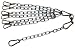 Sporting Goods : Heavy Bag Chain & Swivel Assembly (6 Snap Hooks)