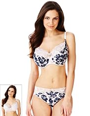 2 Pack Per Una Floral & Lace Non-Padded DD-GG Bras