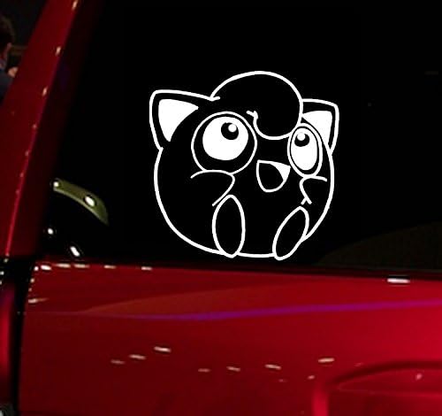 Automotive - Decal - Sticker - Jigglypuff - For - Car - Truck - SUV - Window - Computer - Laptop - (Jigglypuff)