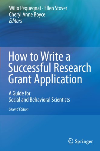 how to write a successful research grant application a guide for social and behavioral scientists