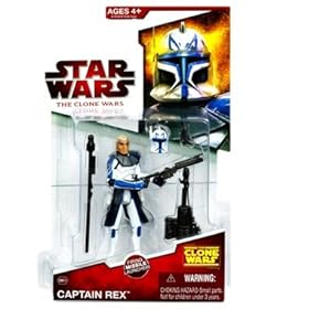  Star Wars The Clone Wars Captain Rex Figure CW24 - 3-3/4 Inch Scale Action Figure