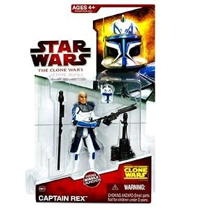 Star Wars The Clone Wars Captain Rex Figure CW24 - 3-3/4 Inch Scale Action Figure