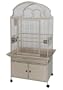 Polly's Pleasures Fan Top Wrought Iron Bird Cage 32 X 23