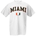 Miami Hurricanes White Bare Essentials T-shirt