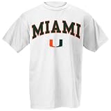 Miami Hurricanes White Bare Essentials T-shirt