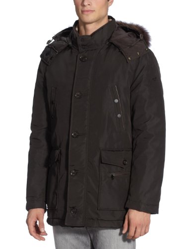 Henry Cotton\'s Herren Parka 120124139450 Parka, Gr. 58, Braun (braun 275) Preisvergleich