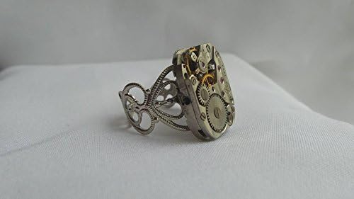 Steampunk Filigree Ring silver