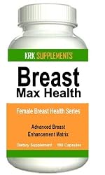 Breast Max Health 180 caps Natural Breast Enlargement Enlarger KRK SUPPLEMENTS