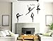 PeelCo Modern Ballerina Wall Decal Sticker Decorations