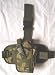 Sporting Goods : Airsoft Right Hand Leg Holster - Green Camo