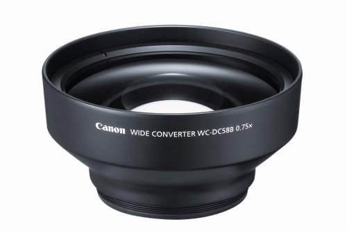 Canon WC-DC58B Wide Converter Lens for Canon A650IS, G7  &  G9 Digital Cameras