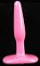 Smooth Butt Plug 4 Inch Hot Pink Slim Small