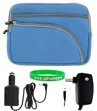 Dell Inspiron Mini 10 Inch 10.1 Inch Notebook Sleeve Case - Bundle with 12V Car and Wall Charger