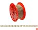 Campbell 0721667 Double Jack Chain on Reel, Brass Glo Finish, #16 Trade, 0.06