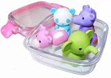 Iwako Japanese Erasers In A Mini Bento Box - Animal Assortment