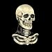 Cryptic Cadavers Skull 'N' Bone Mask PVC Adult (One Size)