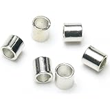 Cousin Jewelry Basics 500-Piece Crimp Tube, Silver, 2mm